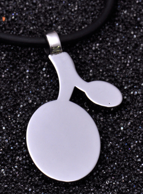 不掉色吊坠梦克拉钨金男女款