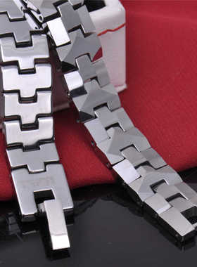 梦克拉钨金手链简约经典男款