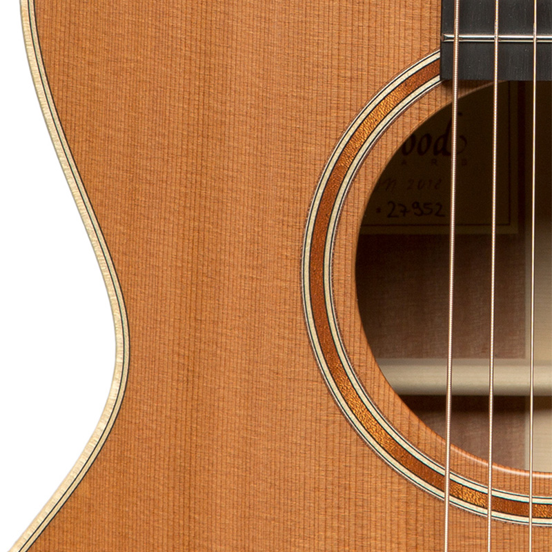 德国手工 Lakewood M-14C 雪松 桃花心木 指弹民谣木吉他 - 图1