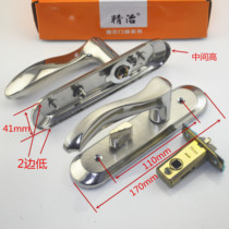 SJ738] stainless steel room door single tongue (note is convexity) with a low 110 hole distance next to the middle high