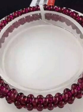 石榴石手链生日礼物时尚饰品