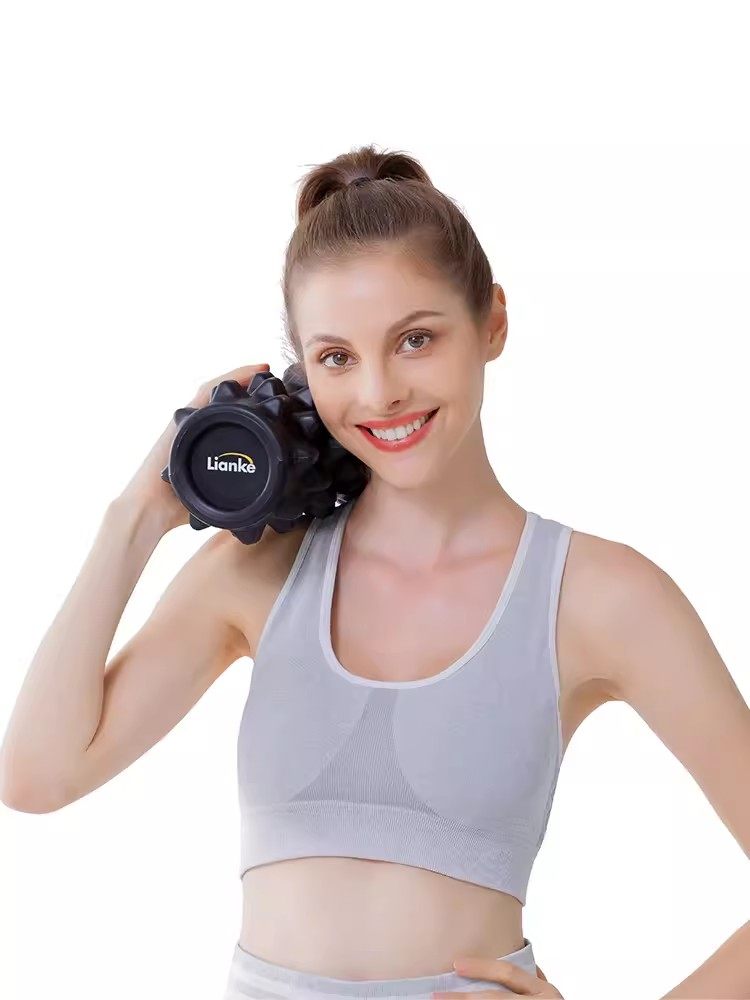 Lianke高硬度超痛实心琅琊狼牙棒瑜伽柱按摩放松肌肉健身泡沫滚轴,淘宝优惠券,粉丝福利购,淘宝优惠卷