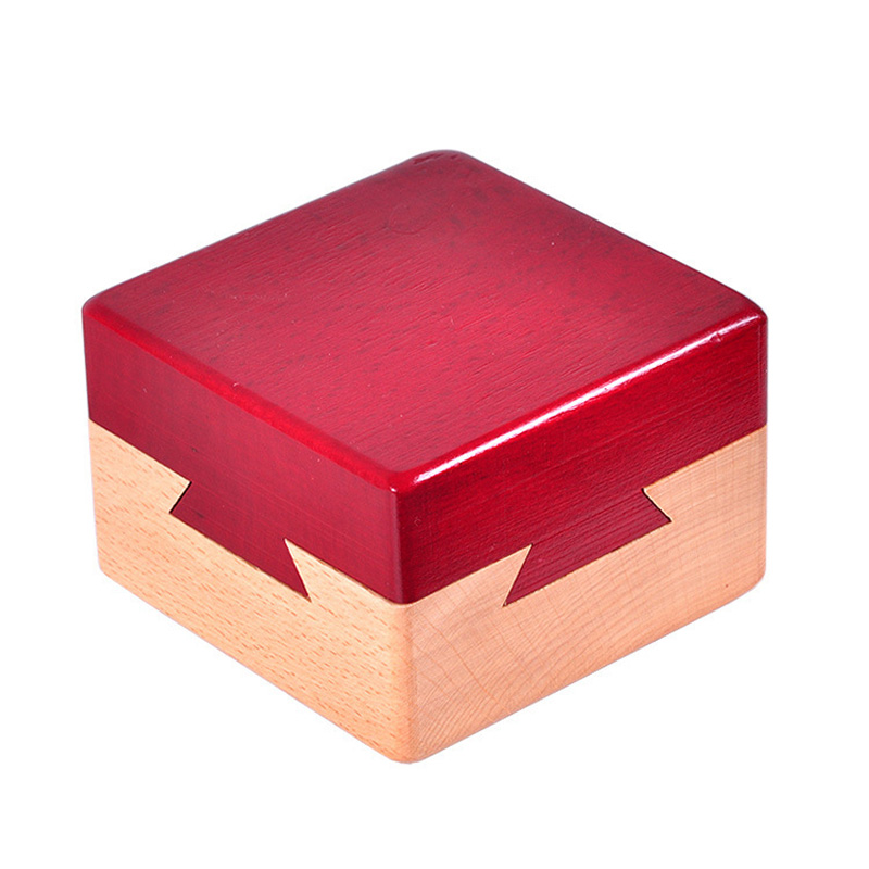 木质神秘宝盒孔明锁鲁班玄机解锁机关盒子魔盒积木儿童益智力玩具 - 图3
