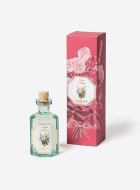 现货法国情人节浪漫薄荷琥珀玫瑰