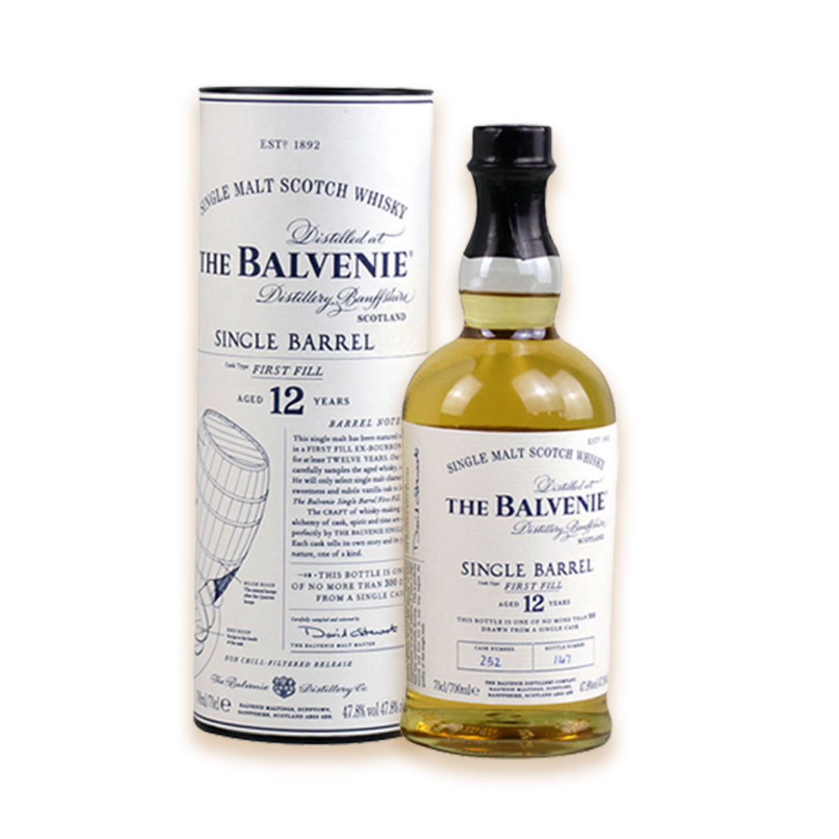 Balvenie百富12年双桶单桶14年泥煤17年21年单一麦芽威士忌洋酒 - 图1