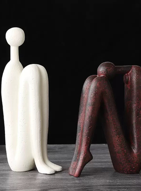 百搭艺术雕塑摆件摆设轻奢简约