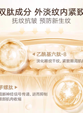 丸美1送1眼膜贴提拉紧致淡纹补水