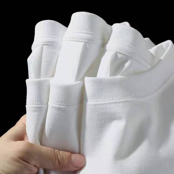 Wenxun pure cotton loose couple short-sleeved T-shirt