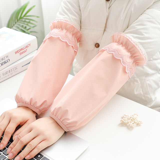 Long waterproof and oil-proof women's sleeves office sleeves