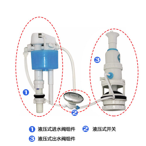 科斯特节水宝 马桶水箱配件进水阀排水阀 通用新老连体分体座便器 - 图3