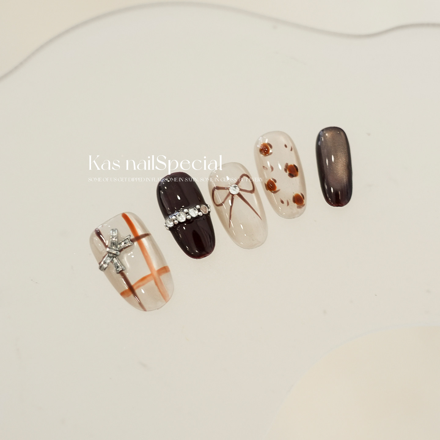 「摩卡日记」纯手工日式短甲椭圆芭蕾舞鞋波点甜美气质风格穿戴甲,淘宝优惠券,粉丝福利购,淘宝优惠卷