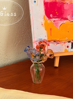 淄博琉璃鸢尾花纯手工插花