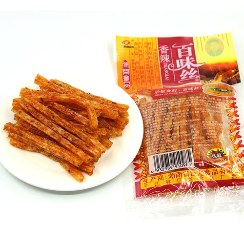 巨龙香辣百味丝辣条面筋辣片麻辣面筋休闲小吃8090后儿时怀旧零食 - 图1