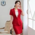 Quản đốc khách sạn quần yếm nữ mùa hè chuyên nghiệp mặc suit 2021 mới phục vụ ăn uống mùa hè quản lý tính khí mặc chính thức - Bộ đồ