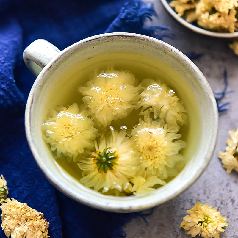 白菊花茶50g正宗特级安徽黄山贡菊正品散装清火去火非杭白菊胎菊 易优淘