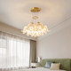 Muting Romantic French Full Copper Chandelier Cream Master Bedroom