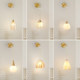 Muting all-copper French bedroom high-end bedside wall lamp