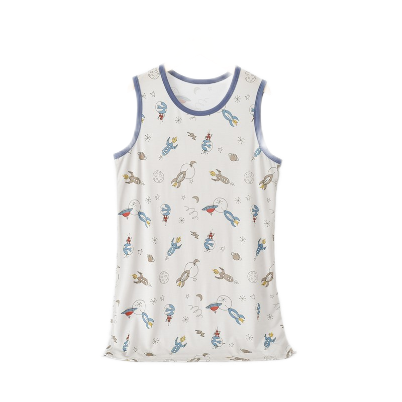 男童雅赛尔睡裙夏季超薄莫代尔短袖男孩大中童睡衣家居服睡袍,淘宝优惠券,粉丝福利购,淘宝优惠卷