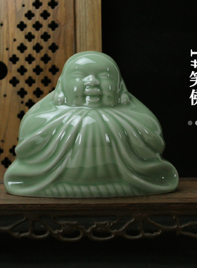 禅意客厅桌面摆件大井陶瓷