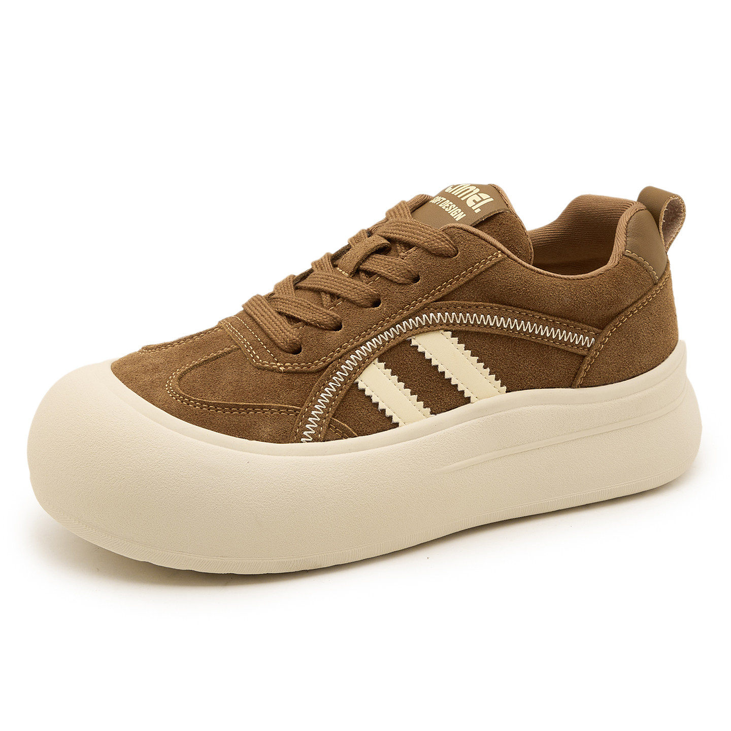 复古厚底板鞋女2025新款爆款秋季鞋子超火巨好看百搭丑萌大头单鞋,淘宝优惠券,粉丝福利购,淘宝优惠卷