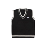 Демисезонный японский трикотажный жилет для влюбленных, парная одежда без рукавов, трендовый свитер