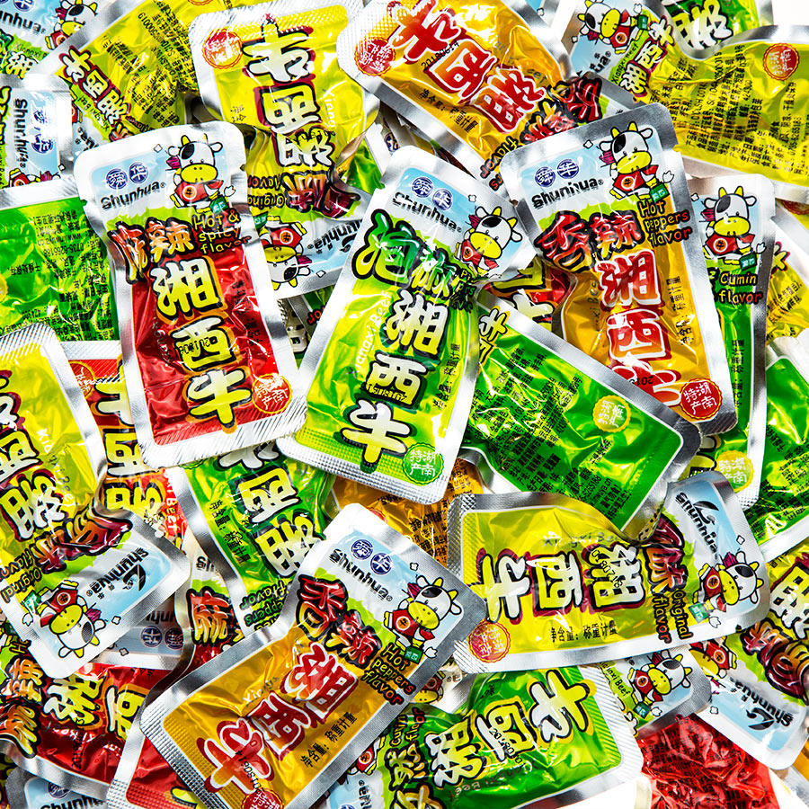 舜华湖南特产湘西牛500g散装牛肉干 舜华鸭业牛肉类