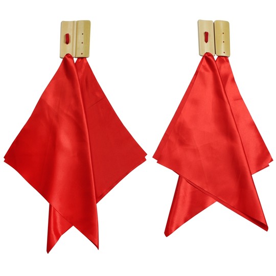 快板 德云社 成人专业竹板儿童口才教学指板红绸响板舞蹈节板方巾