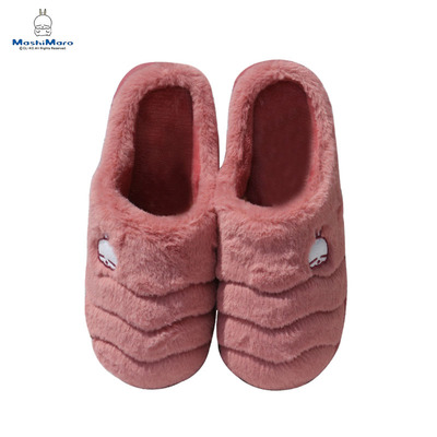 流氓兔冬季情侣保暖防滑棉鞋拖