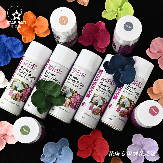 Flower spray paint floral art spray color spray flower shop special color spray