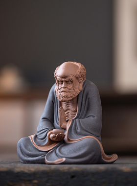 陶瓷中式达摩祖师摆件