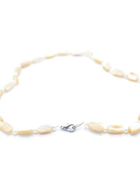 手工半宝石女士天然珍珠项链