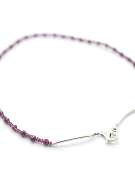 手工半宝石女士40cm天然项链