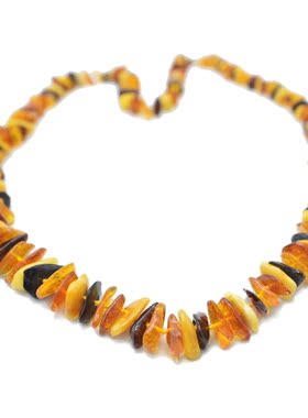 手工天然琥珀项链