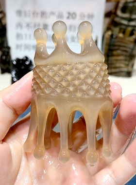 天然疏通按摩梳男女洗头梳牛角梳
