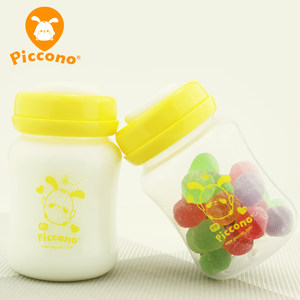 台湾piccono储奶瓶 宽口径防摔母乳保鲜PP密封存储奶杯180ml