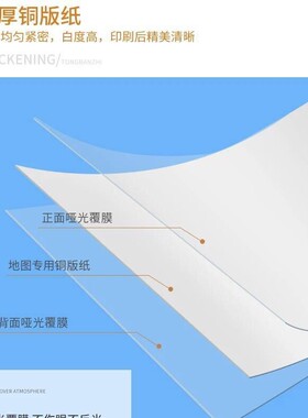 中国Map2026款正版双面覆膜防水Map世界
