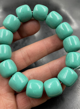 绿松石老型珠手链手串