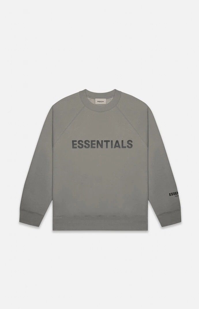 FEAR OF GOD FOG ESSENTIALS 复线胸前字母印花男女潮流套头卫衣 - 图3