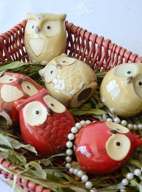 日式风陶瓷书房台面居家小摆件