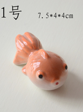 景德镇陶瓷水面漂浮桌面鱼缸装饰