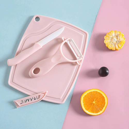 Бесплатная доставка кухонная ножа с тремя керамическим ножом, фруктовой нож