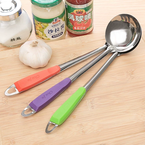 Бесплатная доставка Творческая кухня кухня густая из нержавеющая сталь ложки домашних составов набор набор скелетов горячий горшок с духом храмы длинная сила