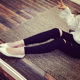 Women's thin tying pants Korean women's pencil pants small feet pants trousers women's slim leggings outer pants