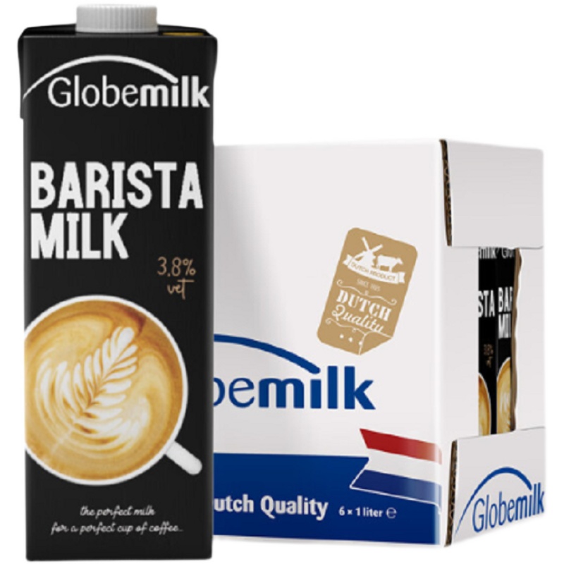 荷高（Globemilk）荷兰进口 咖啡大师纯牛奶 1L*6整箱装 - 图0