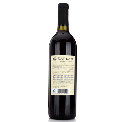 西夫拉姆（SAFLAM）红酒 酒堡干红葡萄酒3年树龄750ml*6瓶整箱装 - 图1