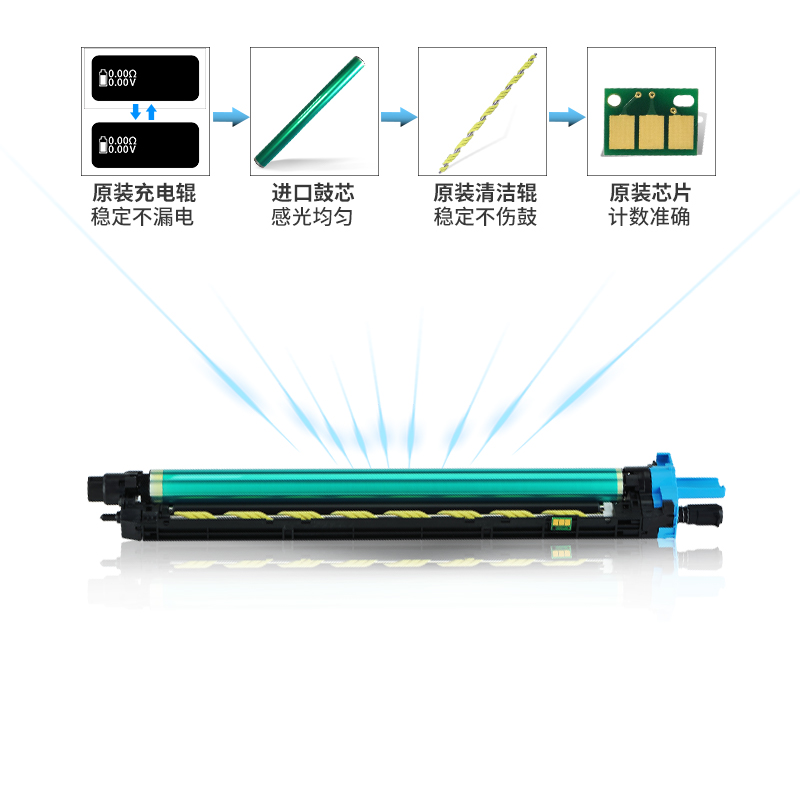 美能达C250i C300i柯美C360i套鼓DR316 震旦C309 C369硒鼓组件 - 图1