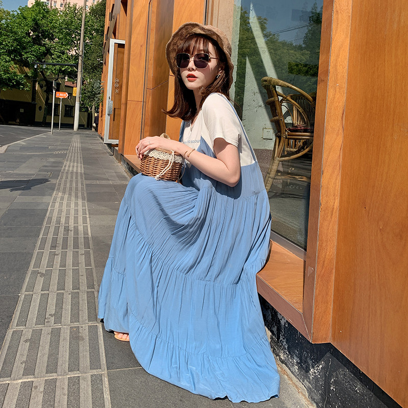 夏季仙超仙孕妇装 资兰连衣裙