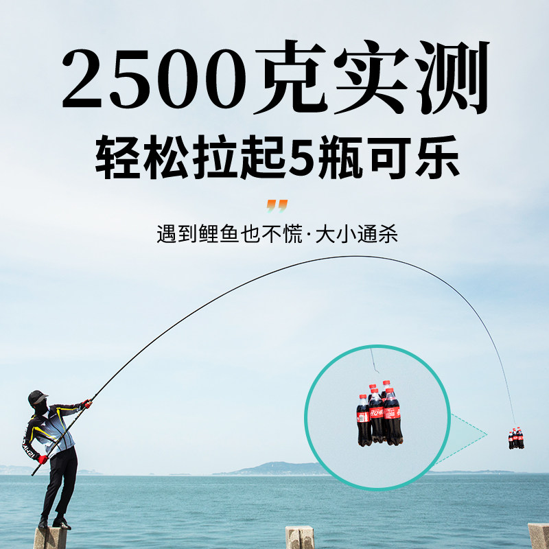 狼王投8/10/12/15米鱼竿超轻超硬碳素长节手竿钓鱼炮竿19调打窝杆,淘宝优惠券,粉丝福利购,淘宝优惠卷