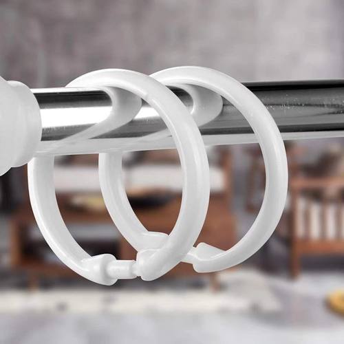 圆圈加大圆环圈浴帘c型挂钩挂钩子c型环扣窗帘塑料O型环配件吊环 - 图1