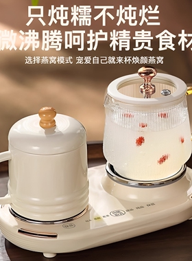 双座养生壶公室花茶小型养生杯